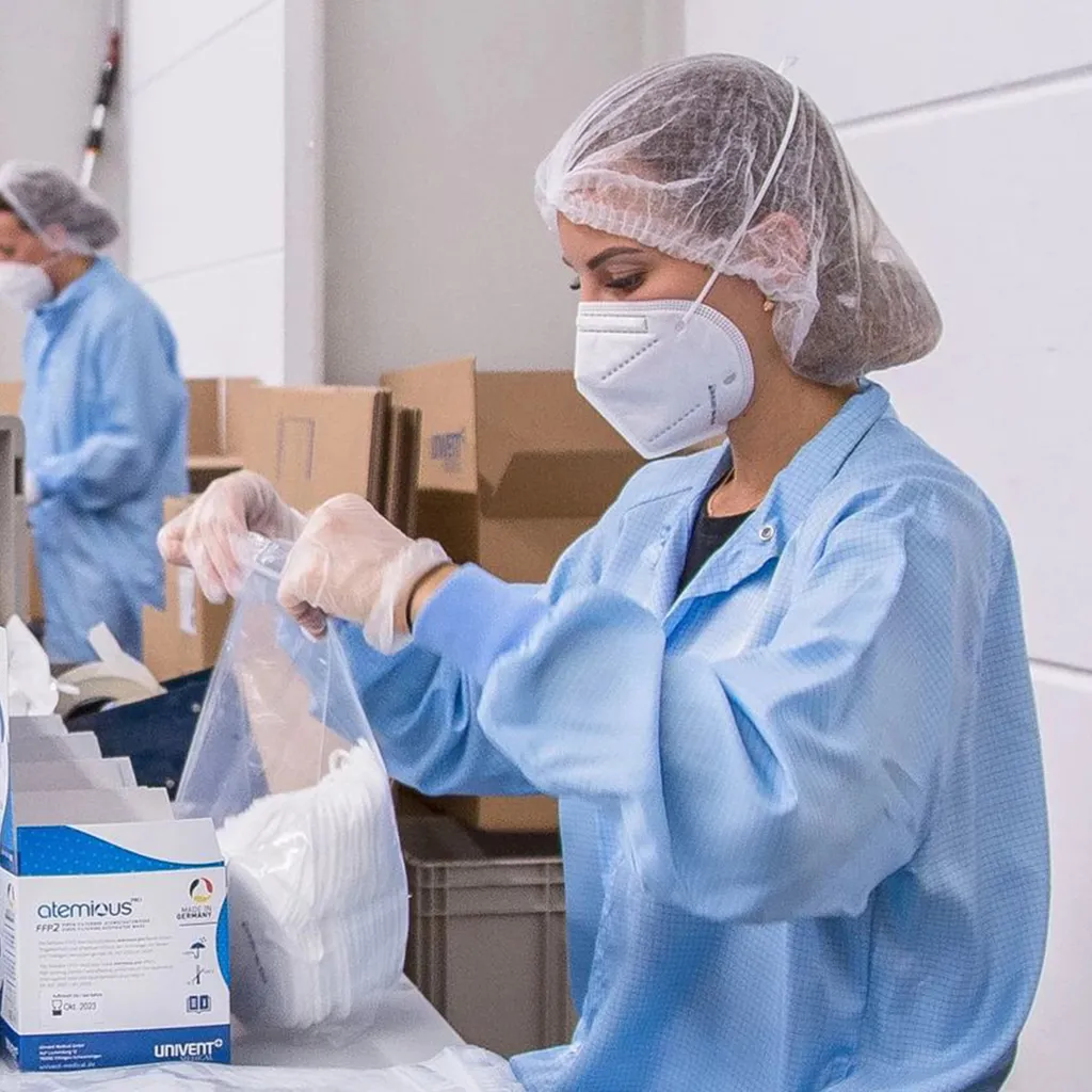 Univent Medical GmbH Atemious X5 Komfort Vlies FFP2 Atemschutzmaske Germany Mit Deutschem Zertifikat CE0757, Menge:10 Stck, Verpackung:einzeln Verpackt 7 Univent Medical GmbH Atemious X5 Komfort Vlies FFP2 Atemschutzmaske Germany Mit Deutschem Zertifikat CE0757, Menge:10 Stck, Verpackung:einzeln Verpackt – Bild 7