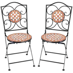 Deuba Mosaik Sitzgruppe 3 Teilig Set Metall 60 Cm 2 Stühle Klappbar Garten Balkon Terrasse Tisch Gartenmöbel Balkonmöbel -Garten- & Gewächshäuser Geschäft b536fd422d2380aa8bcafd57b6de3afd