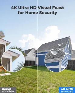 Reolink 4K Smarte IP Kamera Outdoor Mit Personen-/Autoerkennung, IP66 Wasserfest, 30m IR Nachtsicht, Audio, 256GB Micro SD Kartensteckplatz, Zeitraffer, RLC-820A -Garten- & Gewächshäuser Geschäft b5714df52c5faa58f0af5b407e28a9dd 1