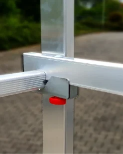 ALTEC Aluminium-Technik ALTEC AluCombine® 1.0 - 700 | Leiterngerüst | 7m Arbeitshöhe | 2 In 1 Gerüst Mit Traverse | Typ: FT | 4x Laufrollen Ø80mm | Direkt Vom Hersteller | EN 131 | Arbeitsgerüst | Baugerüst | Fahrgerüst | Anlegeleiter -Garten- & Gewächshäuser Geschäft b574917ddda62d9d332d78ed55c2bf5a