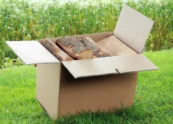 Timbernet GmbH 20 Kg Brennholz Kaminholz Feuerholz Grillholz Buchenholz- 100% Buche, Ofenfertig, Scheitlänge Ca. 25 - Für Kamin, Ofen, Feuerschalen, Lagerfeuer