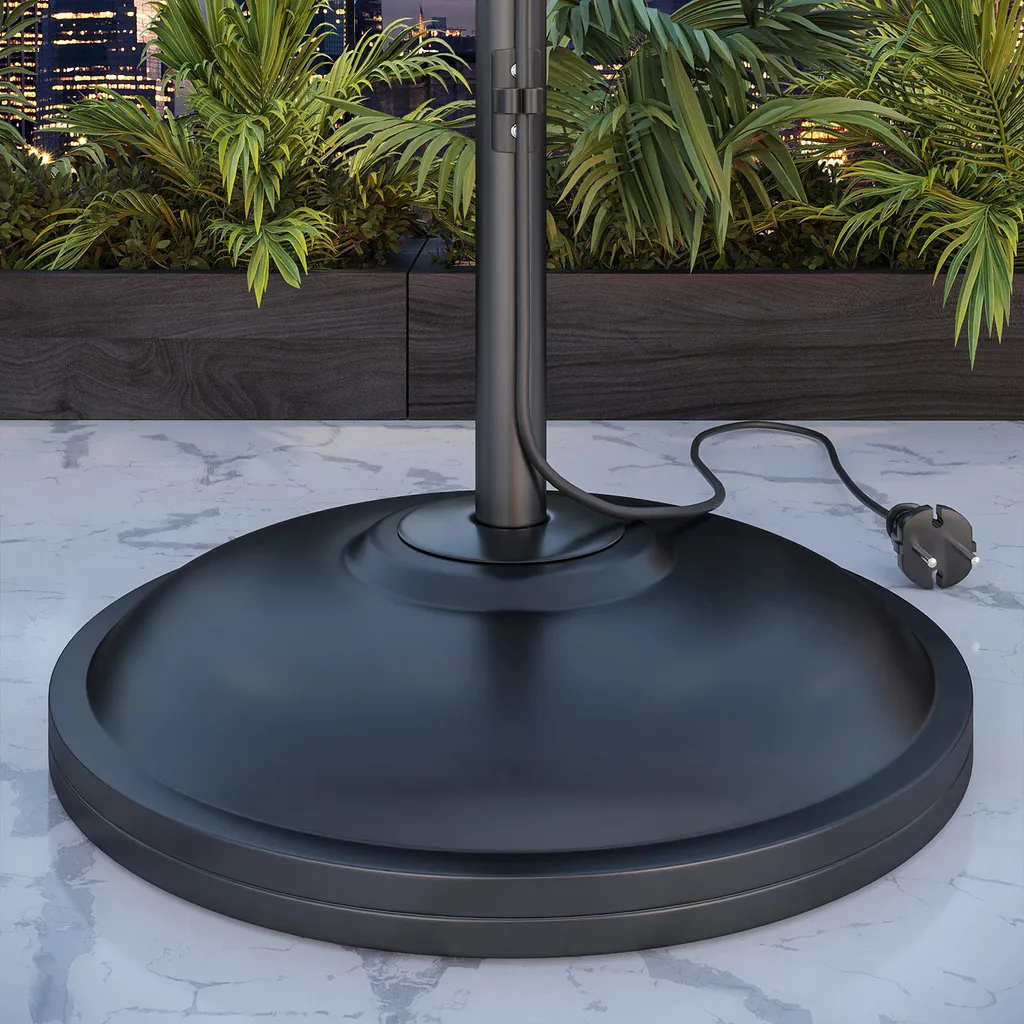 GGM Moebel International ROBERTO | Stand Heizstrahler | Edelstahl | 2400W | 3 Heizstufen | Infrarot Wärmestrahler, Infrarotstrahler 5 GGM Moebel International ROBERTO | Stand Heizstrahler | Edelstahl | 2400W | 3 Heizstufen | Infrarot Wärmestrahler, Infrarotstrahler – Bild 5