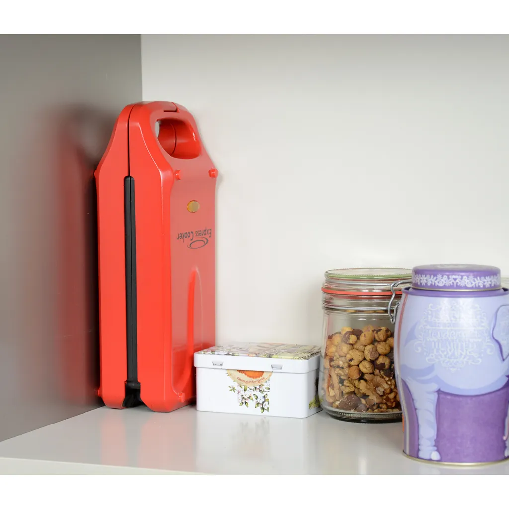 ISL GmbH Express Cooker® Multi-Grill Mit Wendefunktion, 3 In1-Toasten-Backen-Braten, Anti-Haft Beschichtung, 800 Watt, Rot - Original Aus Der TV Werbung 5 ISL GmbH Express Cooker® Multi-Grill Mit Wendefunktion, 3 In1-Toasten-Backen-Braten, Anti-Haft Beschichtung, 800 Watt, Rot - Original Aus Der TV Werbung – Bild 5