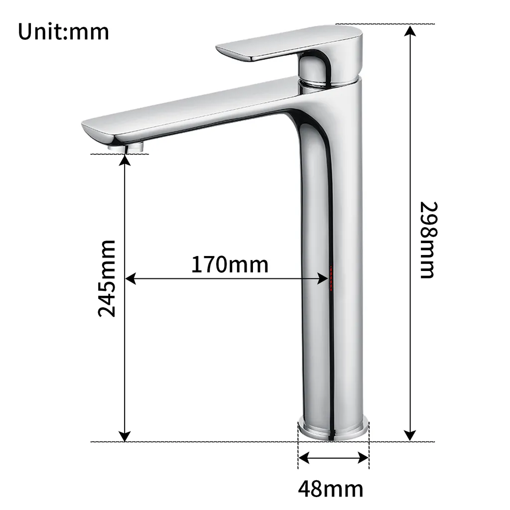 Wasserhahn Bad Hoch Waschbeckenarmatur Badarmatur Mit Langem Wasserauslass Armatur Bad Waschtischarmatur Einhandmischer Mit Auslauf Höhe 245 Mm, Homelody 9 Wasserhahn Bad Hoch Waschbeckenarmatur Badarmatur Mit Langem Wasserauslass Armatur Bad Waschtischarmatur Einhandmischer Mit Auslauf Höhe 245 Mm, Homelody – Bild 9