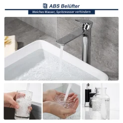 Wasserhahn Bad Hoch Waschbeckenarmatur Badarmatur Mit Langem Wasserauslass Armatur Bad Waschtischarmatur Einhandmischer Mit Auslauf Höhe 245 Mm, Homelody 12 Wasserhahn Bad Hoch Waschbeckenarmatur Badarmatur Mit Langem Wasserauslass Armatur Bad Waschtischarmatur Einhandmischer Mit Auslauf Höhe 245 Mm, Homelody -Garten- & Gewächshäuser Geschäft b5de55e22e9c569a44bac05373665217