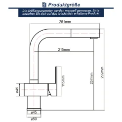 Aihom Wasserhahn Küche Ausziehbar Küchenarmatur 360° Drehbar Armatur Küche Edelstahl Mischbatterie Küche Matt Spültischarmatur Mit Ausziehbar Brause -Garten- & Gewächshäuser Geschäft b60774ed17d079a93729aedc19b7b2b4
