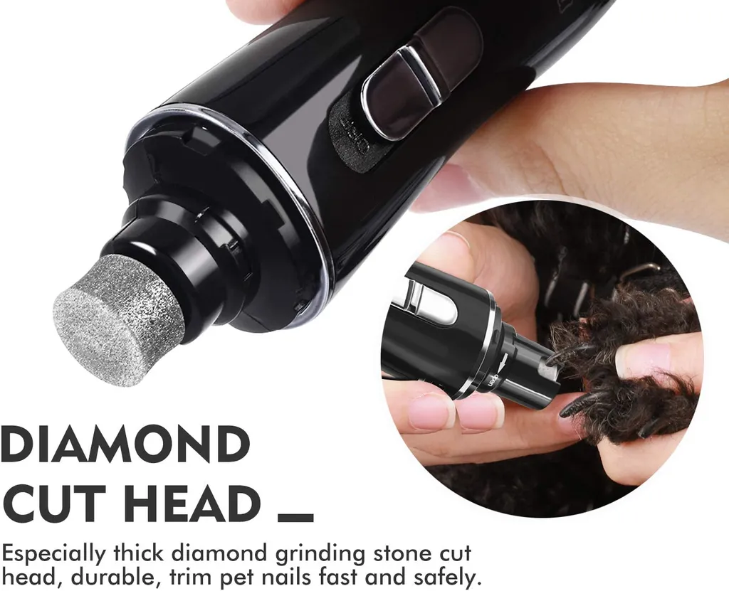 Pecute Krallenschleifer Für Kleine Hunde Und Katzen, Mit 3 Schleif Ports 2 Geschwindigkeitseinstellung USB-Anschluß 8 Pecute Krallenschleifer Für Kleine Hunde Und Katzen, Mit 3 Schleif Ports 2 Geschwindigkeitseinstellung USB-Anschluß – Bild 8