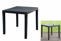 Siena Garden King Gartentisch 77x77 Cm Anthrazit -Garten- & Gewächshäuser Geschäft b635d85d474ec3947528238be81db7af