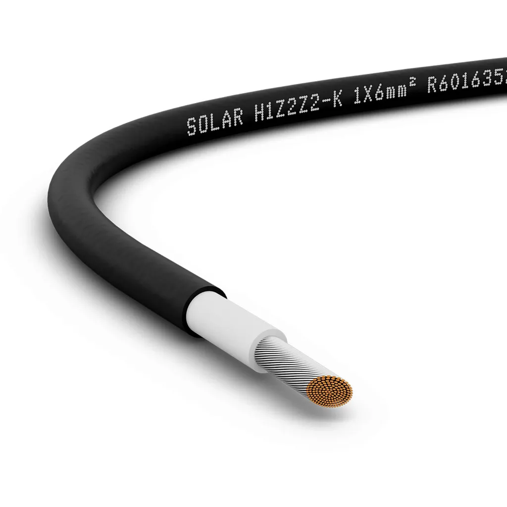 HB-Digital 50m Solarkabel 6 Mm² H1Z2Z2-K Photovoltaik Kabel Für Solaranlagen Schwarz 3 HB-Digital 50m Solarkabel 6 Mm² H1Z2Z2-K Photovoltaik Kabel Für Solaranlagen Schwarz – Bild 3