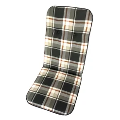 Multistore 2002 2tlg Hochlehner Polsterauflagen-Set 'Scala' Braun, Grau, Schwarz Kariert -Garten- & Gewächshäuser Geschäft b6f6f625ab993b2bffbf6879c69833da