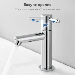 Aihom Kaltwasser Armatur Für Bad Wasserhahn Aus Messing Kaltwasserhahn Standventil Klein Badarmatur Armatur Einhebelmischer Standhahn Für Bad Gäste WC Einhebelarmatur -Garten- & Gewächshäuser Geschäft b70091b9a3ee2f777c0be3711fed52ad