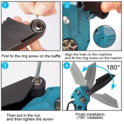 Yofidra 6 Zoll Elektrokettensägen Garten Handkettensäge (Ohne Akku) -Garten- & Gewächshäuser Geschäft b71733190276629c07a2932a727f5327 1