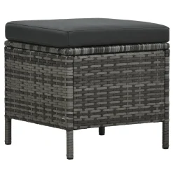 VidaXL 4-tlg. Garten-Sofagarnitur Mit Auflagen Poly Rattan Grau -Garten- & Gewächshäuser Geschäft b717479b57cf4c1033d6d795a92f48b4