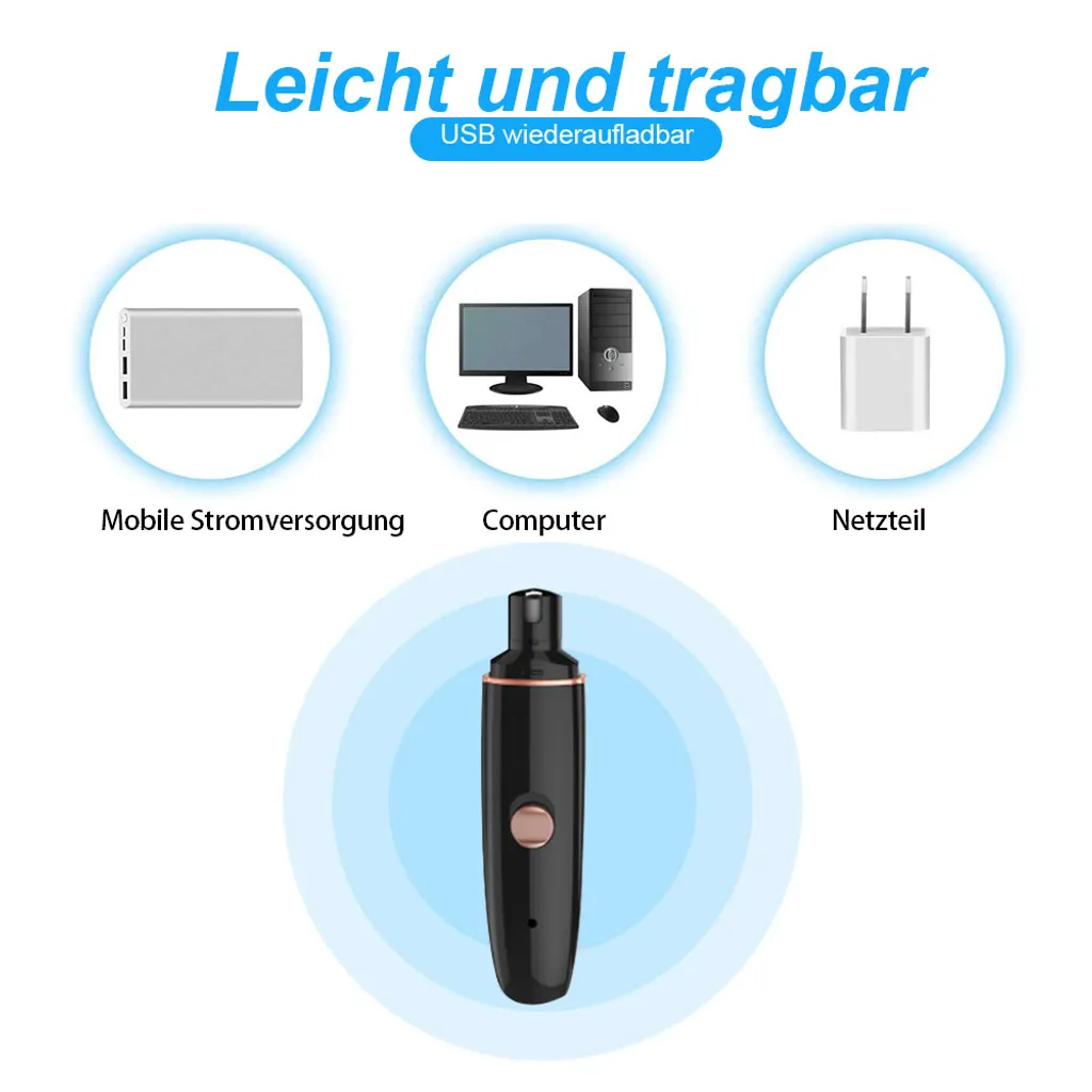 Mmgoqqt Krallenschleifer Für Kleine Hunde Und Katzen, Mit 3 Schleif Ports USB-Anschluß Für Mittlere Und Kleine Haustiere 6 Mmgoqqt Krallenschleifer Für Kleine Hunde Und Katzen, Mit 3 Schleif Ports USB-Anschluß Für Mittlere Und Kleine Haustiere – Bild 6