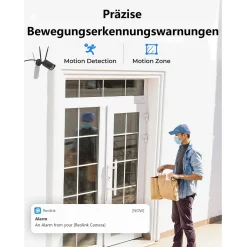 Reolink 4MP Überwachungskamera Aussen, 2,4/5GHz WLAN CCTV IP Kamera Outdoor, Intelligente Personen-/Fahrzeugerkennung,Wetterfest, 30m Nachtsicht, Audioaufzeichnung, RLC-410W Schwarz -Garten- & Gewächshäuser Geschäft b7455e37d884f66250487fab65a7c99e