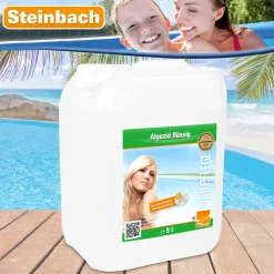 Steinbach Group Steinbach Poolpflege Algezid 5 L, Algenverhütung, Flüssig -Garten- & Gewächshäuser Geschäft b75b5426e74562810f420b264e148803