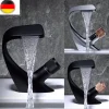 F-Beast Waschtisch Armatur Wasserfall Bad Wasserhahn Einhandmischer Waschbecken +60cm Wasserschlauch