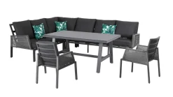 Mandalika Alu / Rope Dining Eck Lounge Set Elba Inkl. 2x Dining Sessel Neuheit Hohe Ausführung -Garten- & Gewächshäuser Geschäft b786326cd33d0ae17b19e251e63b604b