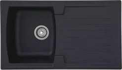 Respekta Spüle Küchenspüle Einbauspüle Mineralite Spülbecken 86 X 50 Schwarz -Garten- & Gewächshäuser Geschäft b78b07845dcb830866e5825c7e8664a0