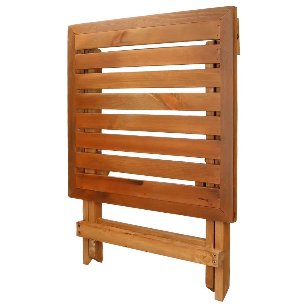 ECD Germany Gartentisch, 46x46x46 Cm, Braun, Aus Kiefernholz, Klappbar, Massiv, Für Ihren Balkon Terrasse Oder Garten, Holztisch Balkontisch Klapptisch Beistelltisch Campingtisch Tisch Gartenmöbel 4 ECD Germany Gartentisch, 46x46x46 Cm, Braun, Aus Kiefernholz, Klappbar, Massiv, Für Ihren Balkon Terrasse Oder Garten, Holztisch Balkontisch Klapptisch Beistelltisch Campingtisch Tisch Gartenmöbel – Bild 4