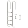 Zelsius Edelstahl Poolleiter Mit 4 Stufen | 50 X 26,5 X 157 Cm