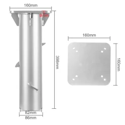 Wolketon Sonnenschirmstaender Universal Bodenplatte Ampelschirm Bodentraeger Silber 16 Cm -Garten- & Gewächshäuser Geschäft b8720d1fd48bbbf7e64fecb3b58ea3b8