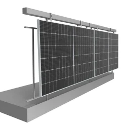 NuaSol -NuaFix Balkongelände Halterung Eckig Für 2 Solarmodule Aus Edelstahl -Garten- & Gewächshäuser Geschäft b872e95466f8d88bd4f57199e4133a45