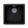Granitspüle Küchenspüle Granit Einbauspüle Schwarz Spülbecken Spüle Granit 37x39cm Von Keton