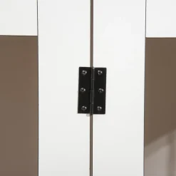 Pawhut Hundekäfig Schrank Haustierkäfig Tierkäfig Für Große Hunde Hundehütte Mit Tischoberfläche Hundebox Innen Spanplatte Dunkelwalnuss+Weiß 106 X 60 X 76 Cm -Garten- & Gewächshäuser Geschäft b8994726cf53f5ab8d118192396df6ce