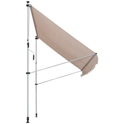 Outsunny Markise Klemmmarkise Sonnenschutz Faltarm Handkurbel Balkon Alu Beige 300 X 150cm -Garten- & Gewächshäuser Geschäft b9114d14ba4d2dca66ded85dd82efb68 1