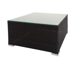 Mendler Poly-Rattan Garnitur HWC-F57, Balkon-/Garten-/Lounge-Set Sofa Sitzgruppe Braun, Kissen Dunkelgrau Ohne Deko-Kissen -Garten- & Gewächshäuser Geschäft b91b76654e4fbd0555e29b55731c8626