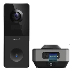 Arenti VBELL1 - 100% Kabellos Mit 6700 MAh Akku Betriebene 3 MP 2K Video-Türklingel -Garten- & Gewächshäuser Geschäft b92e672cbfd2de4560c9376aa038b35b
