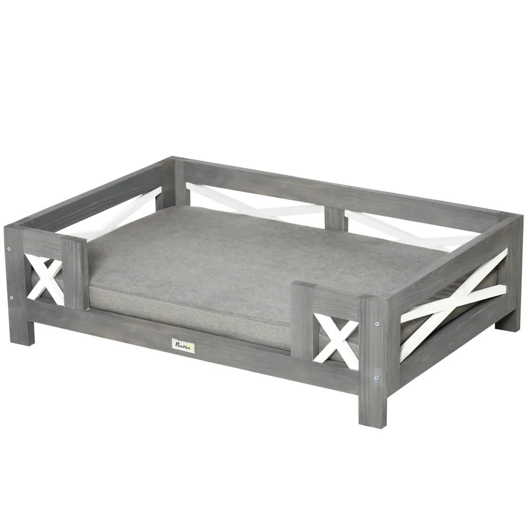 Pawhut Haustiersofa Hundematte Katzensofa Hundecouch Hundebett Mit Kissen Indoor Modernes Sofa Für Kleine Und Mittelgroße Hundesofa Weich Gepolstert Waschbarer Bezug Kiefernholz Grau 80 X 55 X 23 Cm 1 Pawhut Haustiersofa Hundematte Katzensofa Hundecouch Hundebett Mit Kissen Indoor Modernes Sofa Für Kleine Und Mittelgroße Hundesofa Weich Gepolstert Waschbarer Bezug Kiefernholz Grau 80 X 55 X 23 Cm