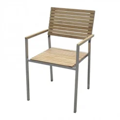 Garden Pleasure Bank DENVER 2-Sitzer Edelstahl 304 Gebürstet / Teak100% 304770 -Garten- & Gewächshäuser Geschäft b996e3e45f526eab011ca8ca4372290d