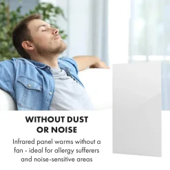 Klarstein Crystal Wall Infrarotheizung Elektroheizung Heizstrahler , 100 X 60 Cm , 600 Watt , Wandinstallation , Automatische Abschaltfunktion , Gehärtetes Sicherheitsglas , Thermostat , Wochentimer , Schutzart: IP54 , Weiß 12 Klarstein Crystal Wall Infrarotheizung Elektroheizung Heizstrahler , 100 X 60 Cm , 600 Watt , Wandinstallation , Automatische Abschaltfunktion , Gehärtetes Sicherheitsglas , Thermostat , Wochentimer , Schutzart: IP54 , Weiß -Garten- & Gewächshäuser Geschäft b9c4bd1e64e43c33fbbc128fa6cfc8d7