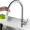 Homelody Wasserhahn Küche Mit 2 Strahlarten 360° Drehbar Küchenarmatur Edelstahl Spültischarmatur Hochdruck Armatur Mischbatterie Küche Matt Gebürstet