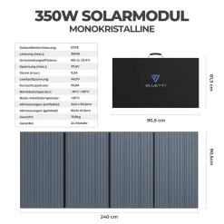 BLUETTI Stromerzeuger Combo AC300+2*B300 Mit 3PCS 350W Solar Panel, 3000W AC-Steckdosen Solargenerator Mit PV350 Solaranlagen,12288Wh LiFePO4 Batterie Stromerzeuger Für Camping, Notfall, Wohnwagen -Garten- & Gewächshäuser Geschäft ba14932e5b671fe2a989c6deb1784f66 4