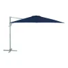 Dehner Ampelschirm Zypern, Eckig, Mit UV-Schutz 80+, 264 X 300 X 300 Cm, Aluminium/Polyester/Stahl, Dunkelblau