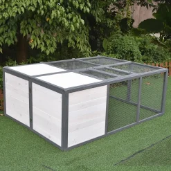 Mucola Freigehege Freilaufgehege Faltbar Hasen Kaninchen Meerschweinchen Gehege Ausbruchsperre Kleintierstall Hasenstall Käfig Freilauf -Garten- & Gewächshäuser Geschäft ba5bb3f577bca95dc4dc19e4ce99dae5