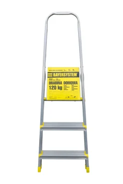 FORTENA Haushaltsleiter Mit 3 Stufen – Profi-Leiter Aus Aluminium, 2,5m Arbeitshöhe, Bis Zu 120 Kg Belastung, Stehleiter Für Haus Und Wohnung -Garten- & Gewächshäuser Geschäft ba8b70410cd81271769d6c5ac7e400c9