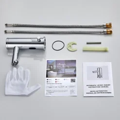 Auralum Badarmatur Wasserhahn Mit Infrarot Sensor Fürs Bad Waschbeckenarmatur Mit Sensor Fürs Badezimmer -Garten- & Gewächshäuser Geschäft baeb864b79fd88a5e620ebfb47ed7bb7 1