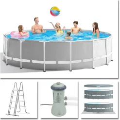 Intex 457 X 122 Cm PRISMENRAHMEN-POOL-SET; 26736GN -Garten- & Gewächshäuser Geschäft baf7a3a907d2870d7d4989c001ea28bd