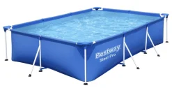 Bestway Frame Pool Deluxe Splash-Steel Pro 300 X 200 X 66 Cm, Mit Ablassventil, 3300 L -Garten- & Gewächshäuser Geschäft bafb114dd4089fbe431da8470272f5b9