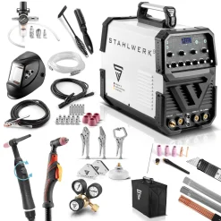 STAHLWERK AC/DC WIG 200 Puls Mit Plasma Vollausstattung Schweißgerät Mit CUT