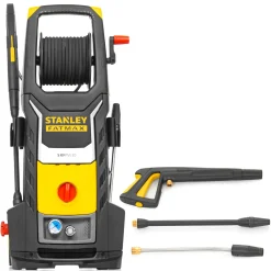 Stanley Fatmax SXFPW30E Elektro-Hochdruckreiniger, 3000 Watt, 160 Bar, Messingpumpe, Induktionsmotor, Hochdruckschlauch, Wasserpumpe