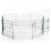 PawHut Freilaufgehege Welpenauslauf Welpenzaun Laufstall Welpengitter Für Tiere 8-teilig B63 X H60 Cm