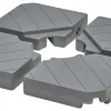 COUNTRYSIDE® Sonnenschirm-Beschwerplatten-4er Set | Sonnenschirmständer