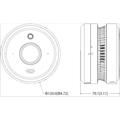 Goliath-Intercom GOLIATH Pro Series IP Kamera Mit Rauchmelder (5.0MP, 2.7mm, 90dB WDR, APP, Weiß) -Garten- & Gewächshäuser Geschäft bb9c4e8fe458f97822c71f5054091213