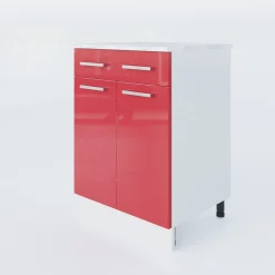 Eldorado Handel Unterschrank Rot 60 Cm "LUX" (3007)