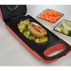 ISL GmbH Express Cooker® Multi-Grill Mit Wendefunktion, 3 In1-Toasten-Backen-Braten, Anti-Haft Beschichtung, 800 Watt, Rot - Original Aus Der TV Werbung 17 ISL GmbH Express Cooker® Multi-Grill Mit Wendefunktion, 3 In1-Toasten-Backen-Braten, Anti-Haft Beschichtung, 800 Watt, Rot - Original Aus Der TV Werbung -Garten- & Gewächshäuser Geschäft bbe4e45c7c8476b3d98093bdc5260c6f